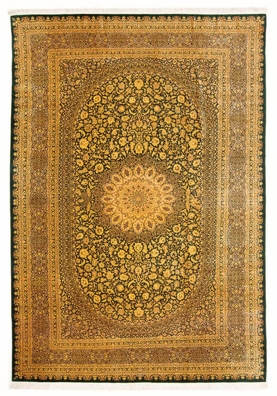 Qom seda Alfombra 196x294cm - Alfombra persa