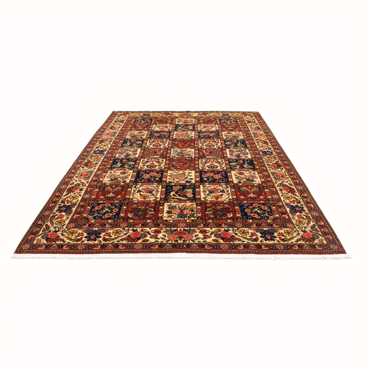 Alfombra persa - Nómada - 310 x 203 cm - multicolor