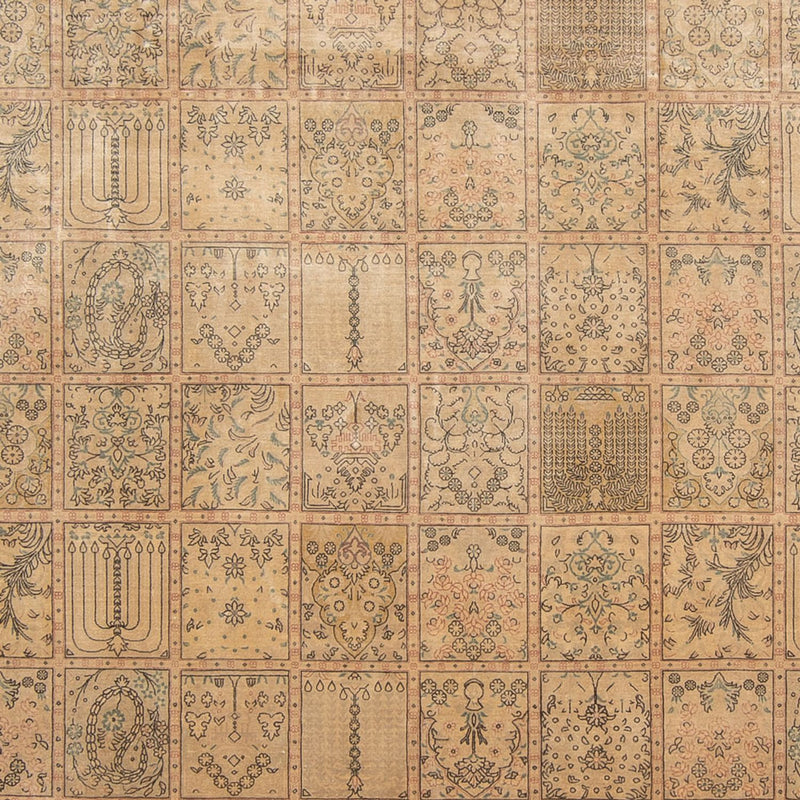 Alfombra de seda - Ghom Seda - Prima - 294 x 191 cm - beige oscuro