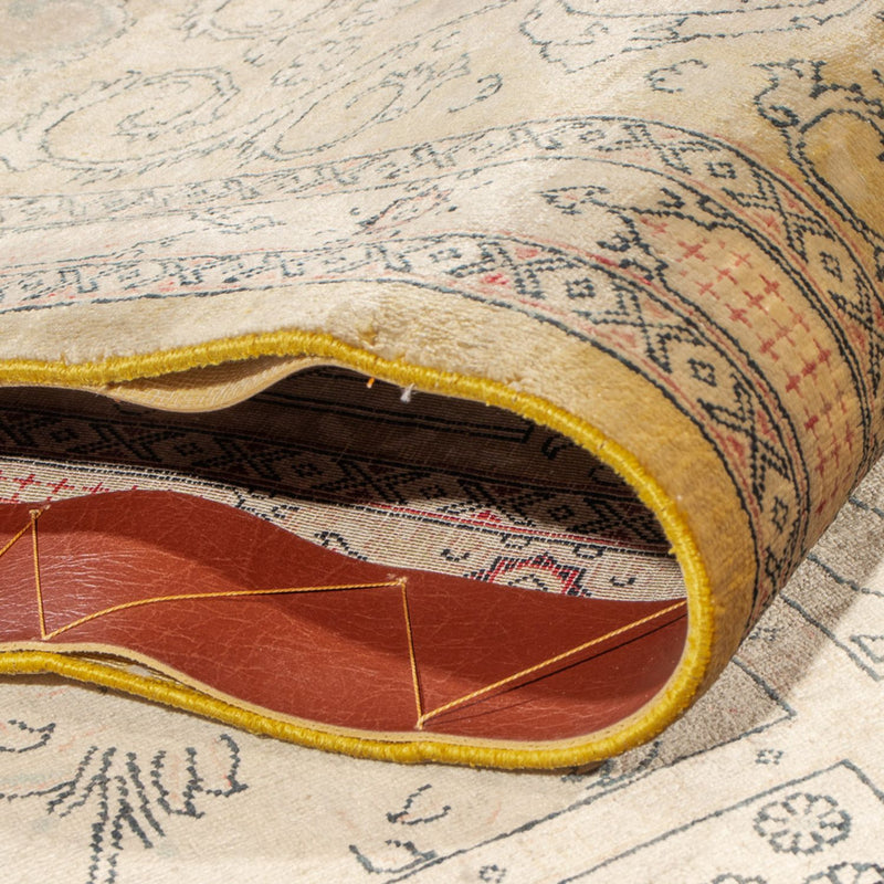 Alfombra de seda - Ghom Seda - Prima - 294 x 191 cm - beige oscuro