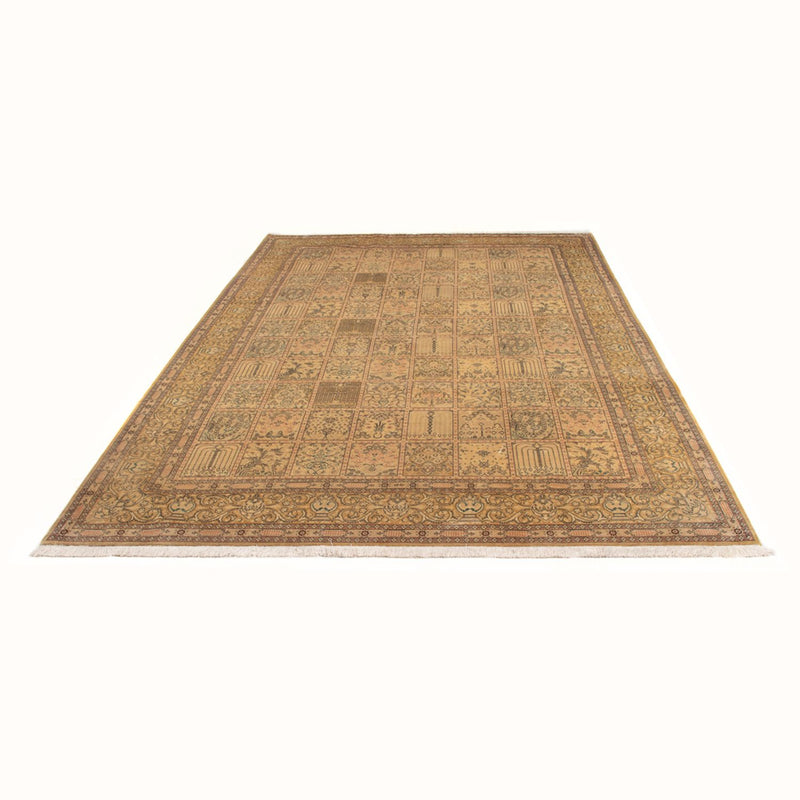 Alfombra de seda - Ghom Seda - Prima - 294 x 191 cm - beige oscuro