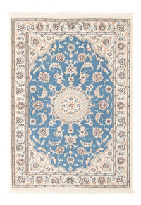 Alfombra Persa - Nain - Prima - 117 x 80 cm - azul claro