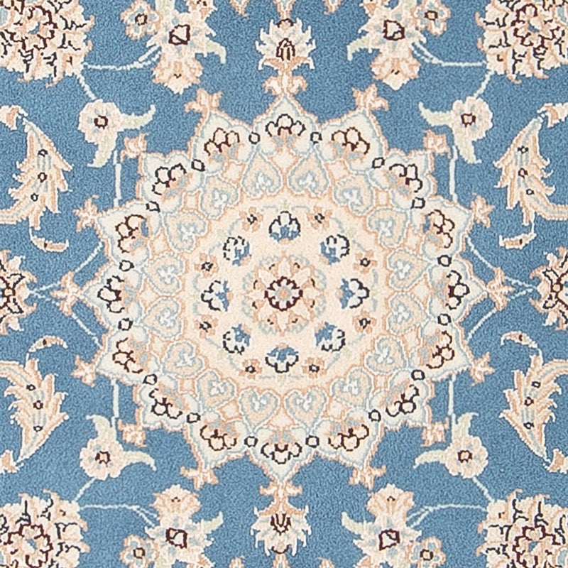Alfombra Persa - Nain - Prima - 117 x 80 cm - azul claro