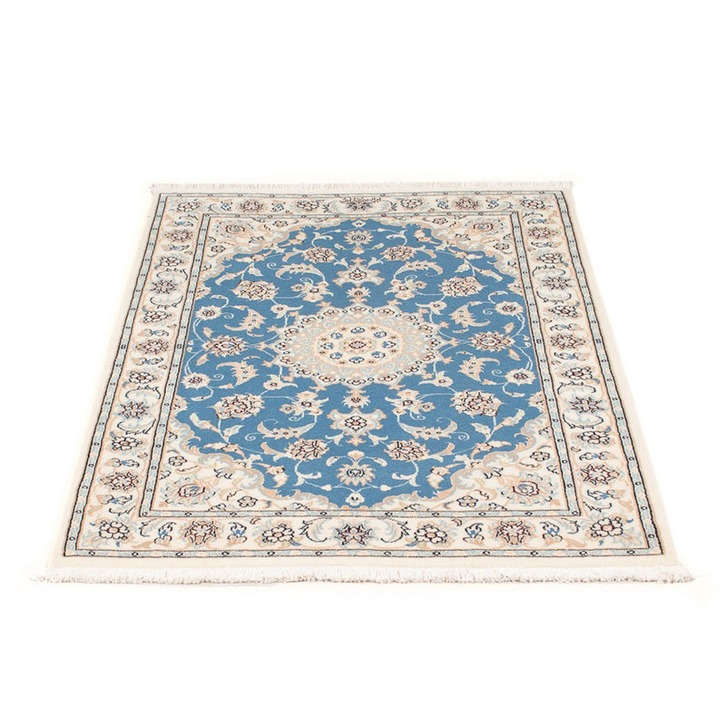 Alfombra Persa - Nain - Prima - 117 x 80 cm - azul claro