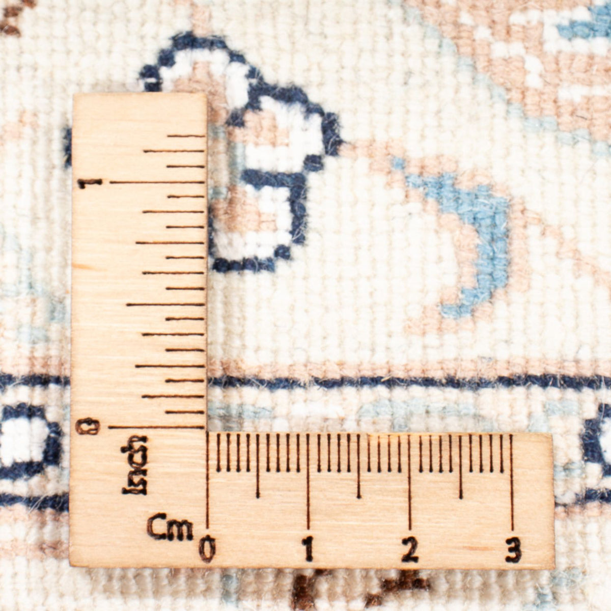 Alfombra Persa - Nain - Prima - 117 x 80 cm - azul claro