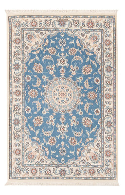 Alfombra Persa - Nain - Prima - 122 x 81 cm - azul claro