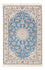 Alfombra Persa - Nain - Prima - 122 x 81 cm - azul claro