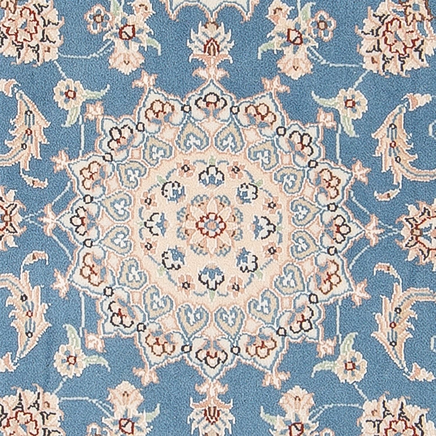 Alfombra Persa - Nain - Prima - 122 x 81 cm - azul claro