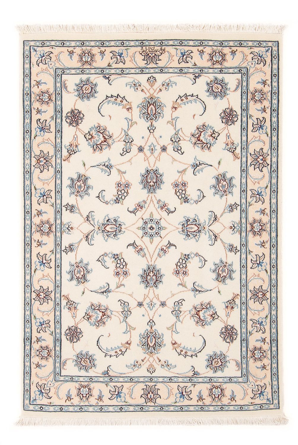 Alfombra Persa - Nain - Prima - 122 x 81 cm - crema