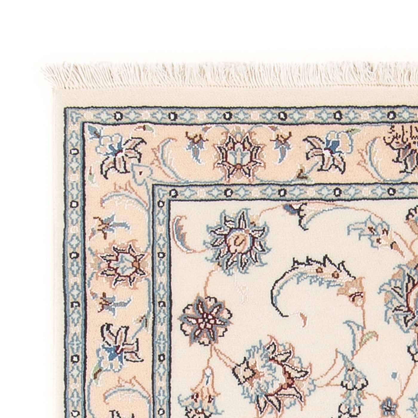 Alfombra Persa - Nain - Prima - 122 x 81 cm - crema