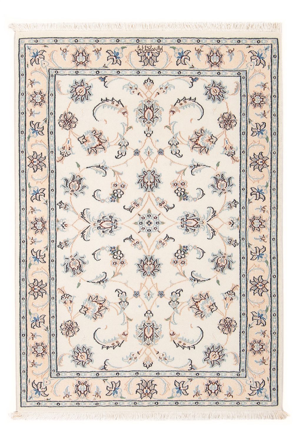 Alfombra Persa - Nain - Prima - 120 x 81 cm - crema