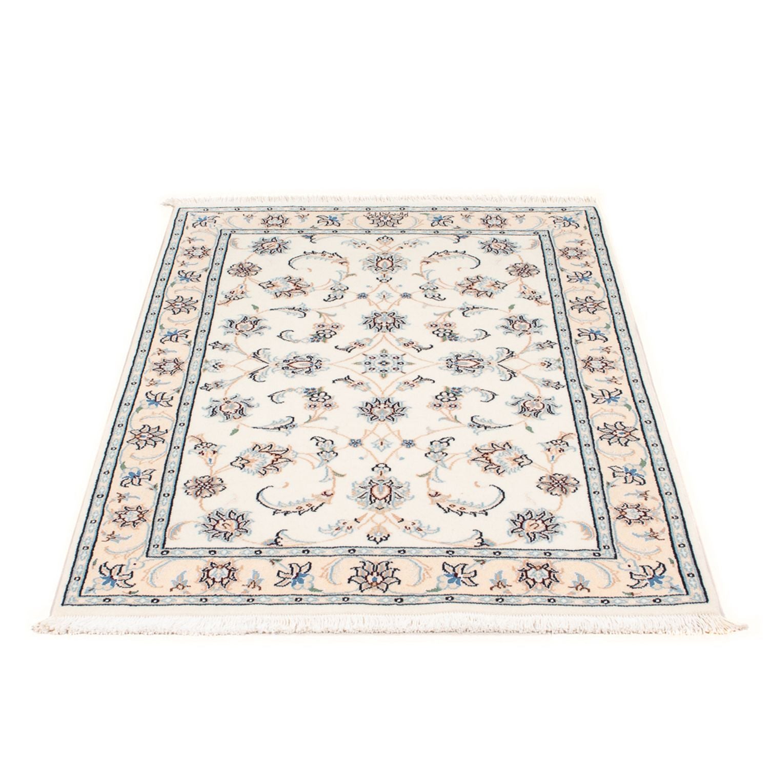 Alfombra Persa - Nain - Prima - 120 x 81 cm - crema