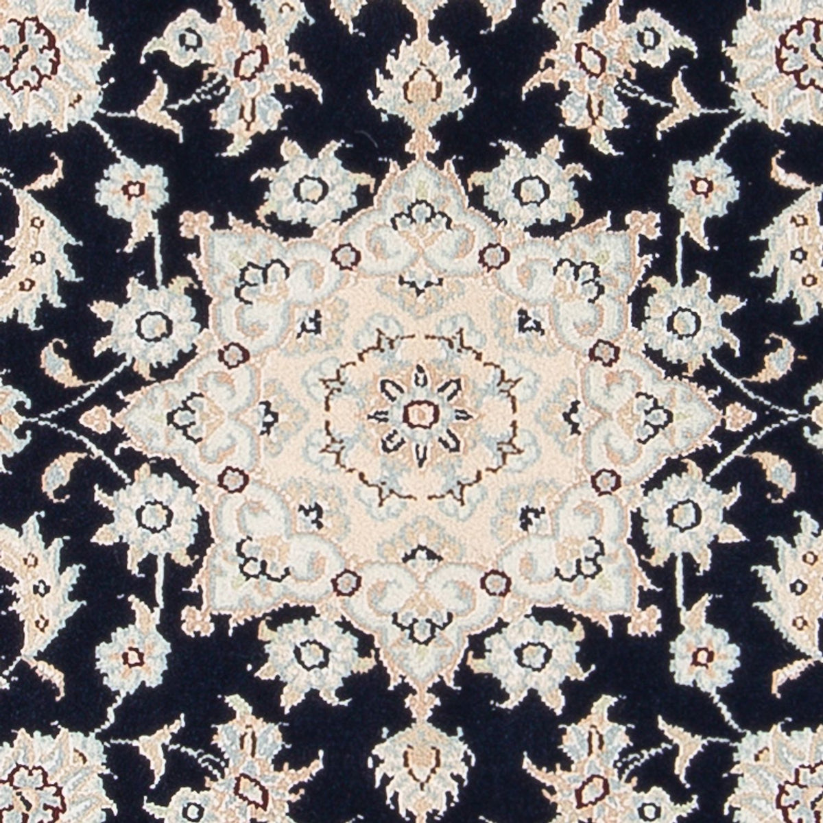 Alfombra Persa - Nain - Prima - 120 x 81 cm - azul oscuro