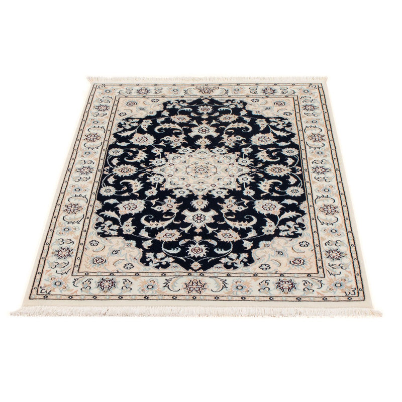 Alfombra Persa - Nain - Prima - 120 x 81 cm - azul oscuro