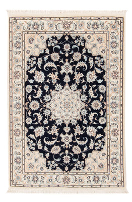 Alfombra Persa - Nain - Prima - 120 x 80 cm - azul oscuro