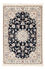 Alfombra Persa - Nain - Prima - 120 x 80 cm - azul oscuro