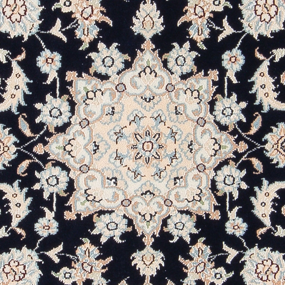 Alfombra Persa - Nain - Prima - 120 x 80 cm - azul oscuro