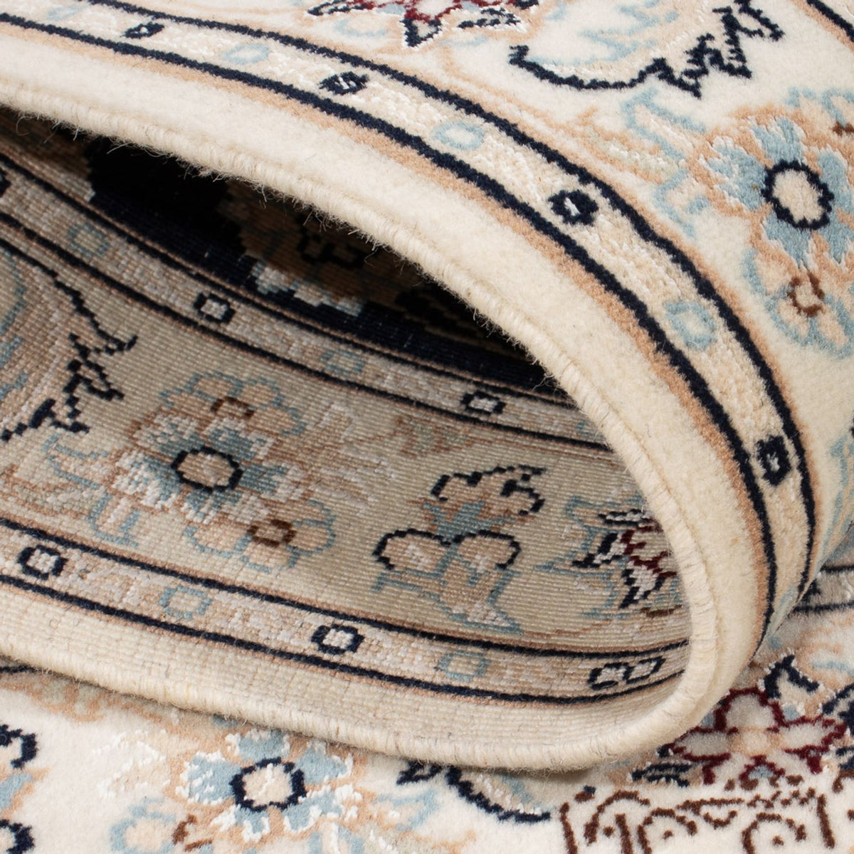 Alfombra Persa - Nain - Prima - 120 x 80 cm - azul oscuro