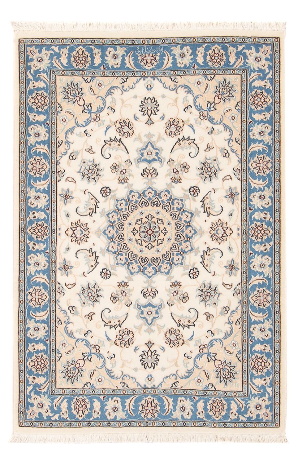 Alfombra Persa - Nain - Prima - 120 x 81 cm - crema