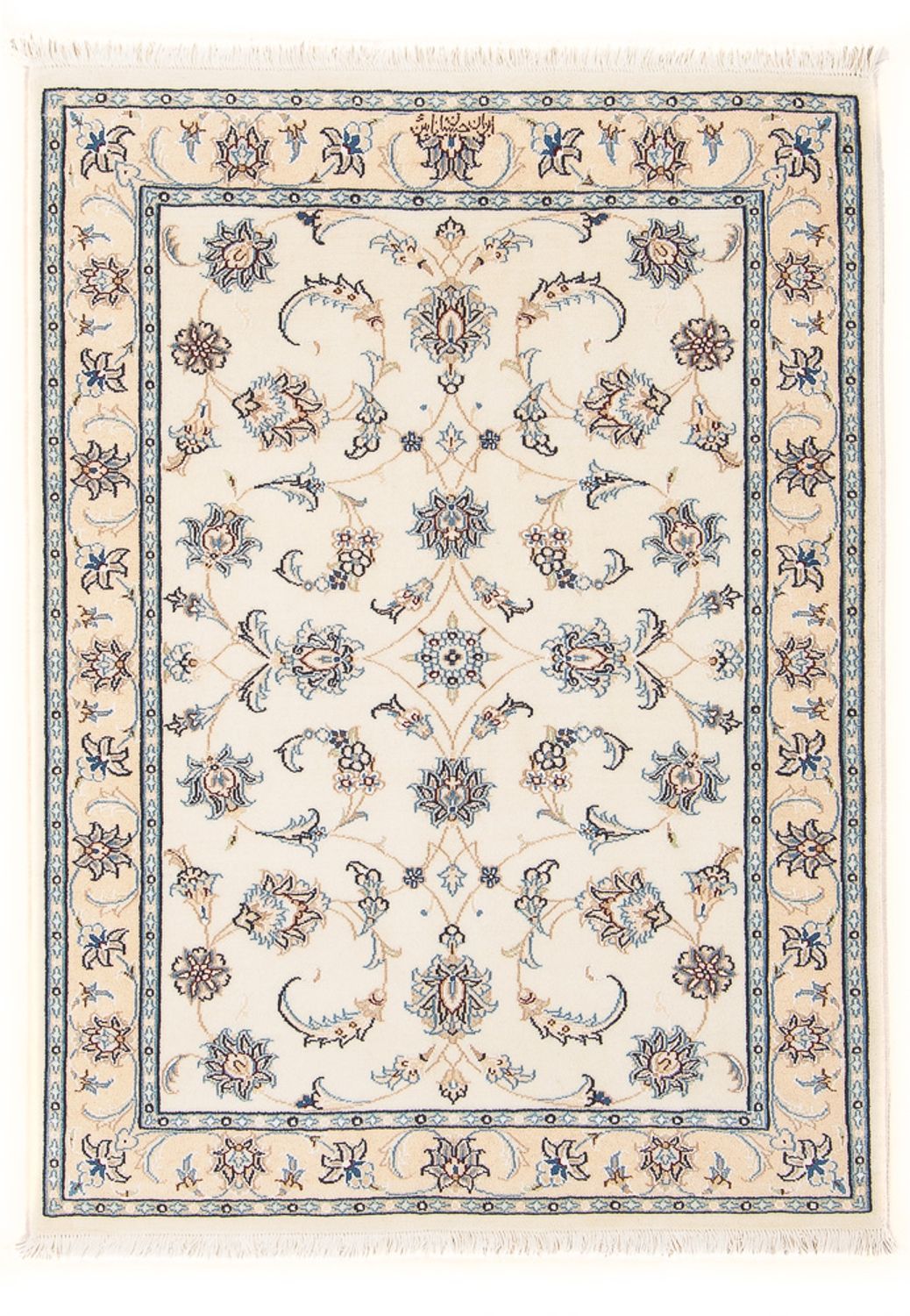 Alfombra Persa - Nain - Prima - 120 x 81 cm - crema