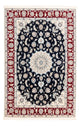 Alfombra Persa - Nain - Prima - 180 x 118 cm - azul oscuro