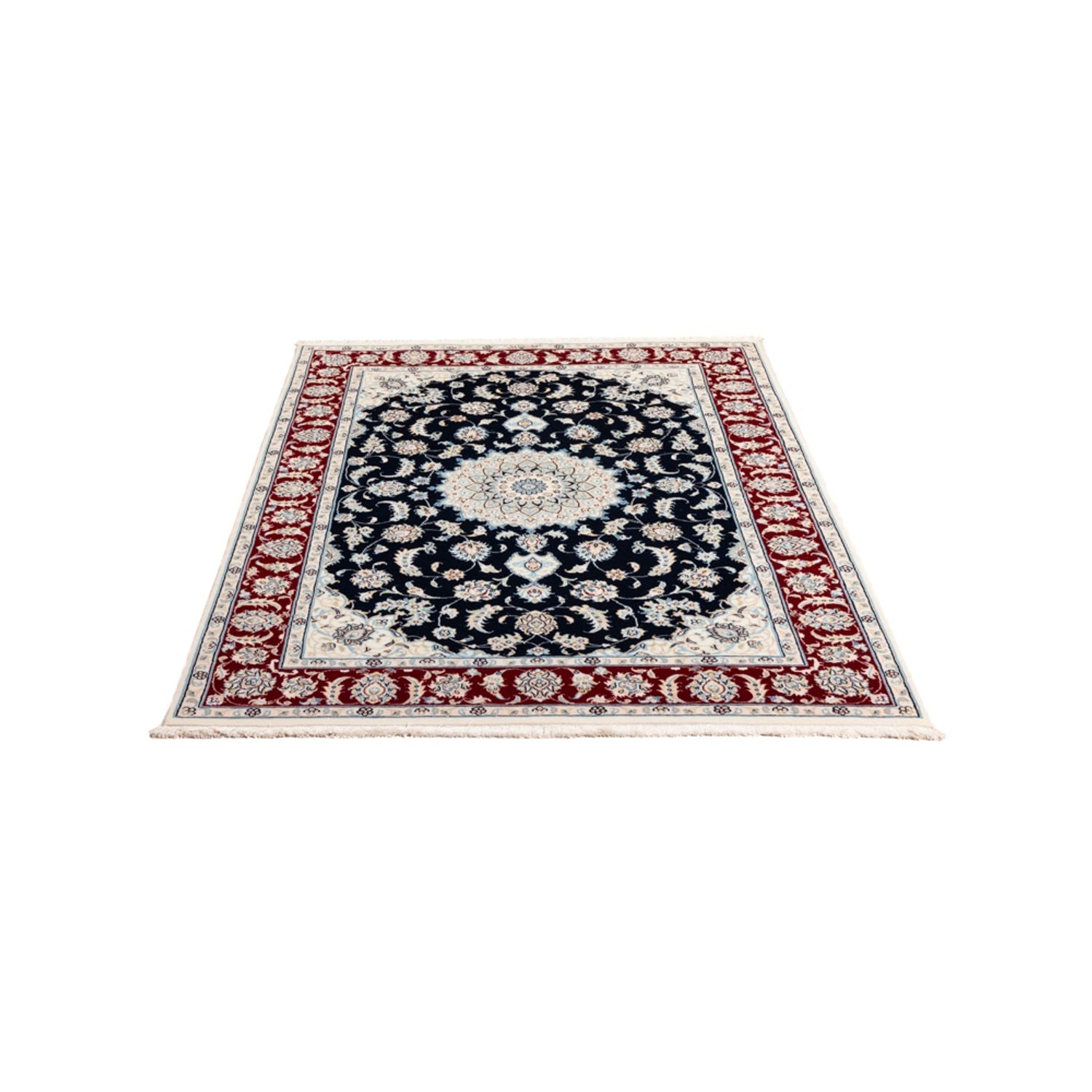 Alfombra Persa - Nain - Prima - 180 x 118 cm - azul oscuro