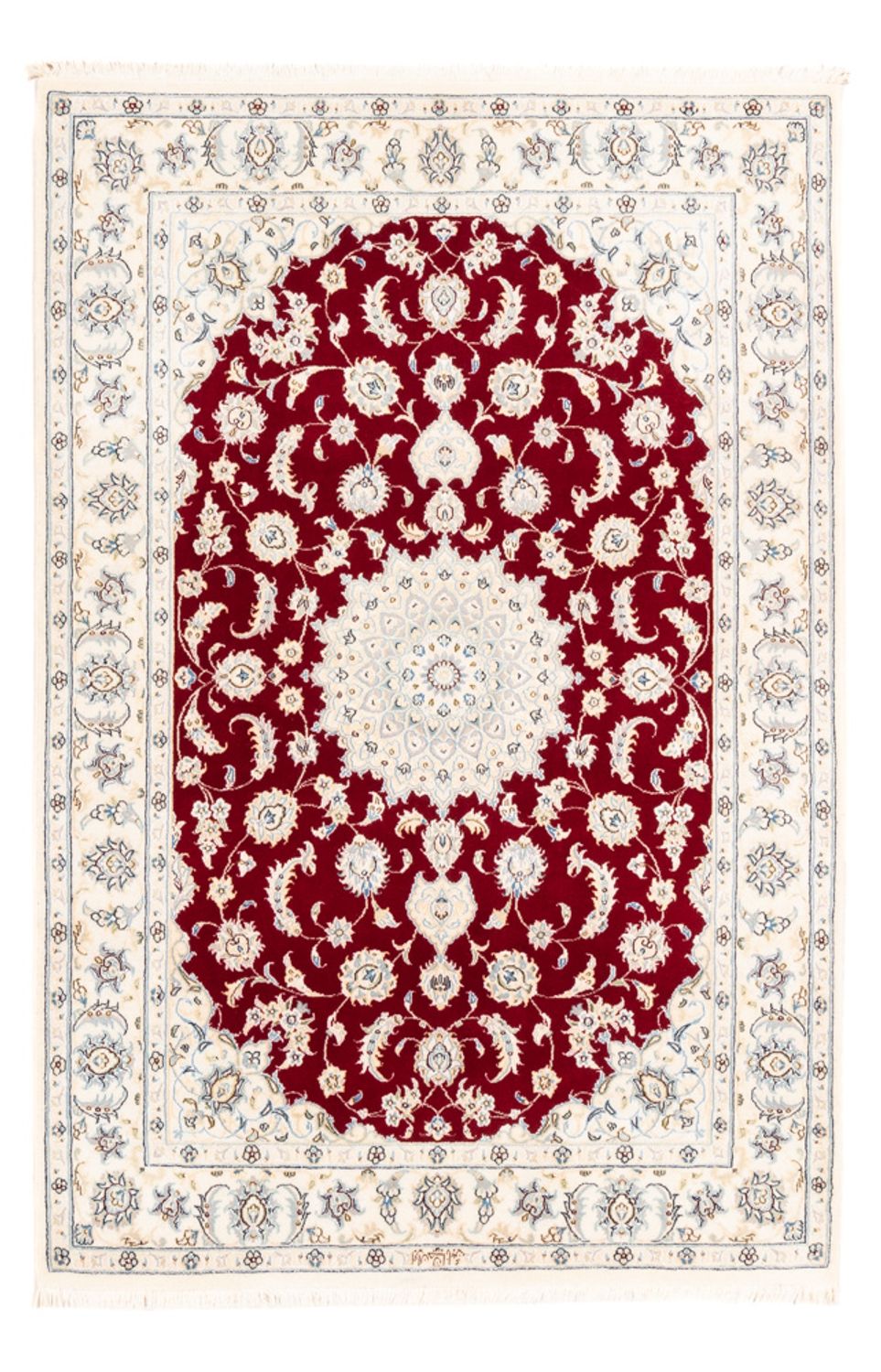 Alfombra Persa - Nain - Prima - 173 x 117 cm - rojo