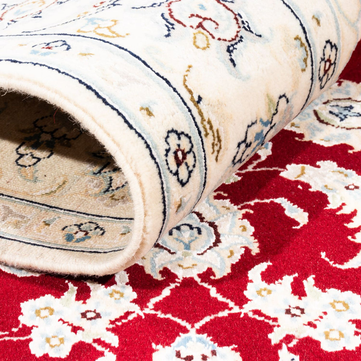 Alfombra Persa - Nain - Prima - 173 x 117 cm - rojo