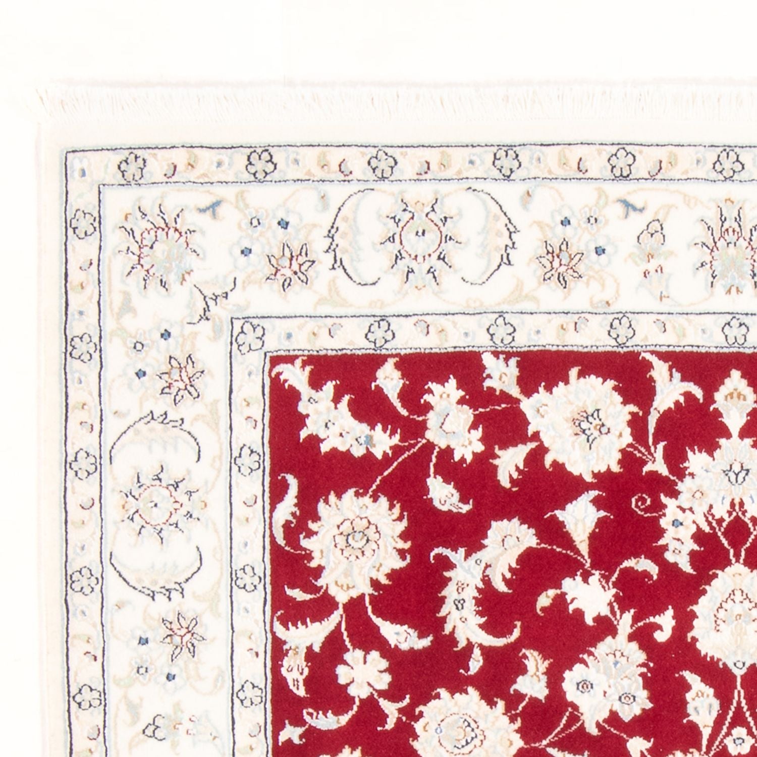 Alfombra Persa - Nain - Real - 173 x 122 cm - rojo