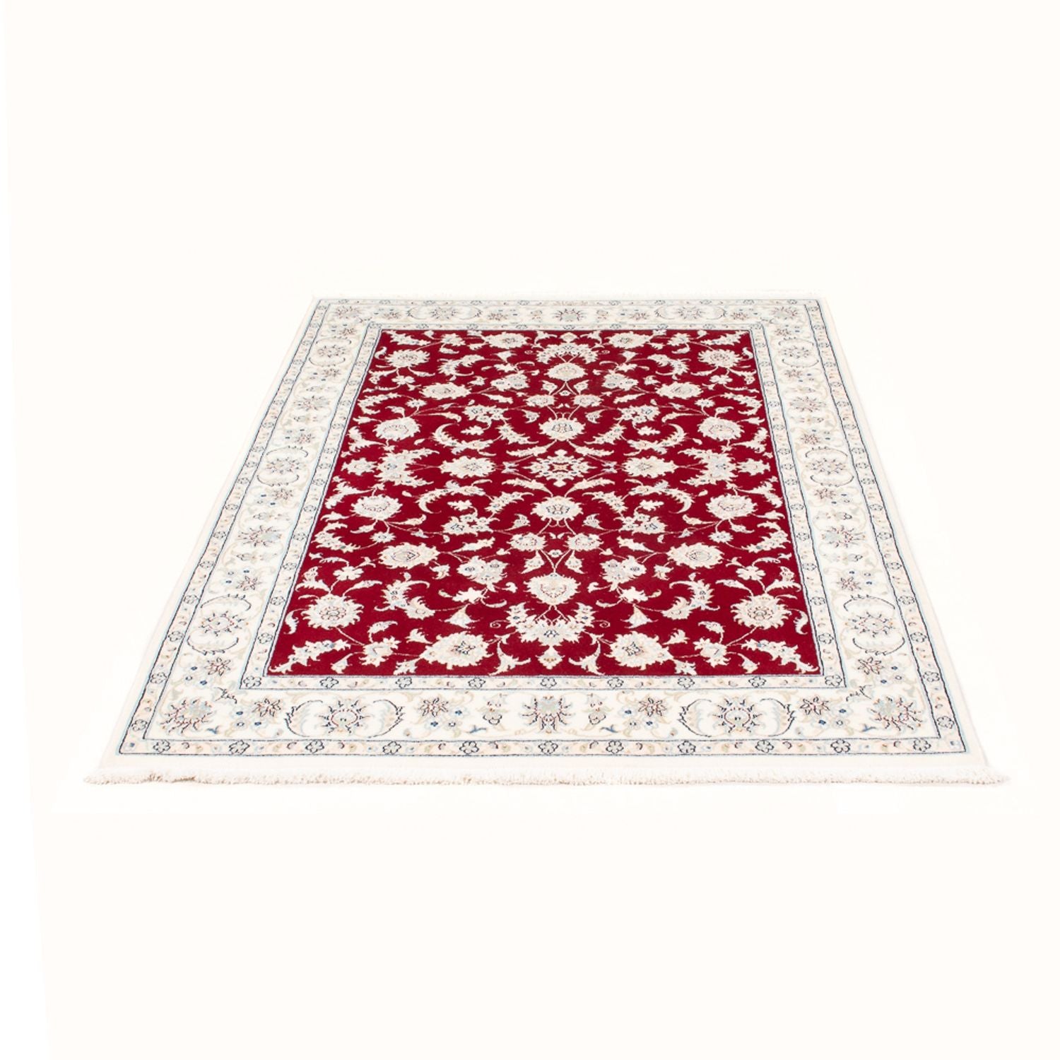 Alfombra Persa - Nain - Real - 173 x 122 cm - rojo