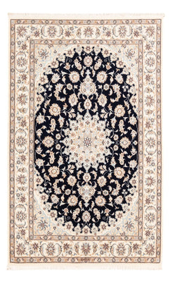 Alfombra Persa - Nain - Prima - 180 x 120 cm - azul oscuro