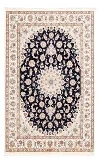 Alfombra Persa - Nain - Prima - 180 x 120 cm - azul oscuro