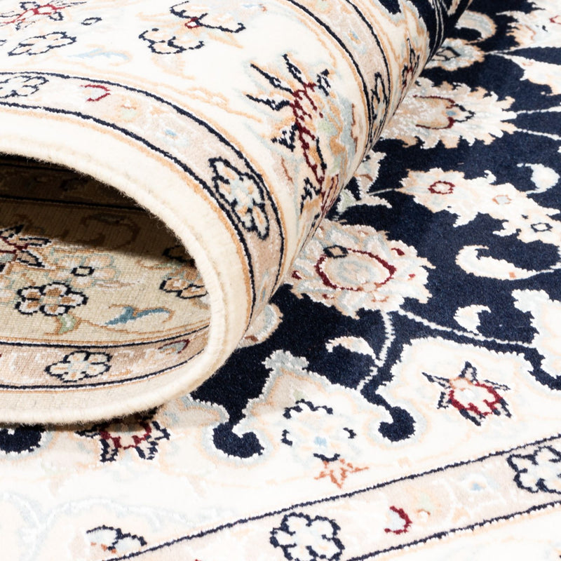 Alfombra Persa - Nain - Prima - 180 x 120 cm - azul oscuro