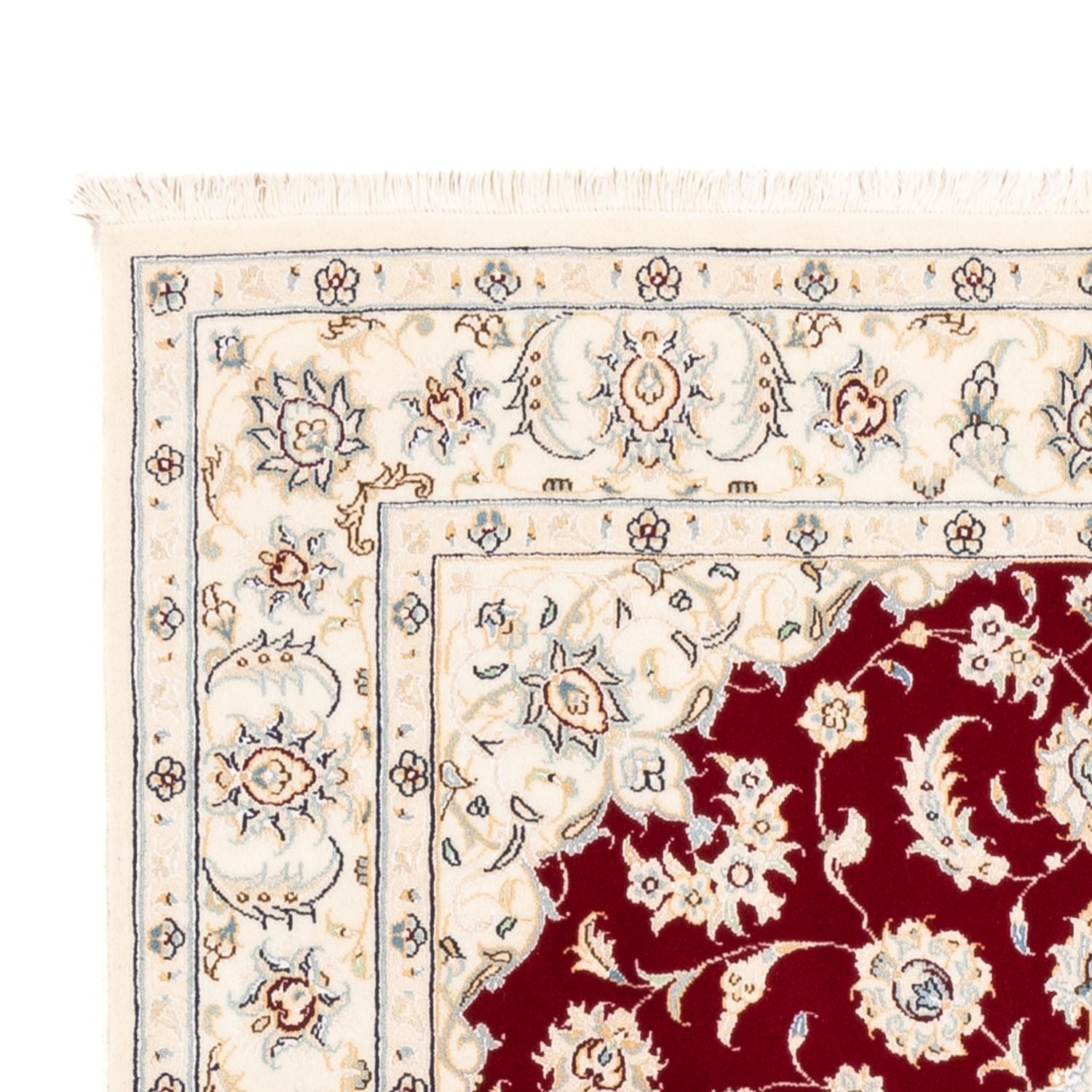 Alfombra Persa - Nain - Prima - 180 x 118 cm - rojo