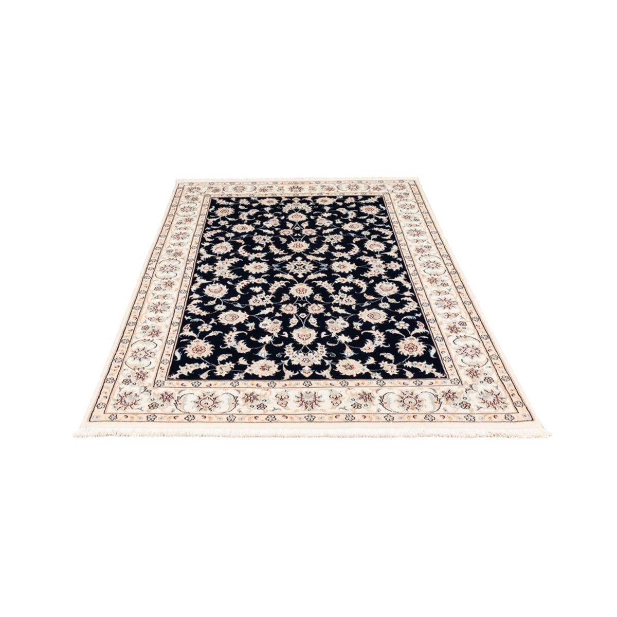 Alfombra Persa - Nain - Prima - 174 x 120 cm - azul oscuro