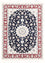 Alfombra Persa - Nain - Real - 165 x 120 cm - azul oscuro