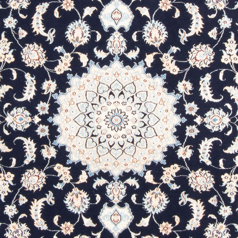 Alfombra Persa - Nain - Real - 165 x 120 cm - azul oscuro