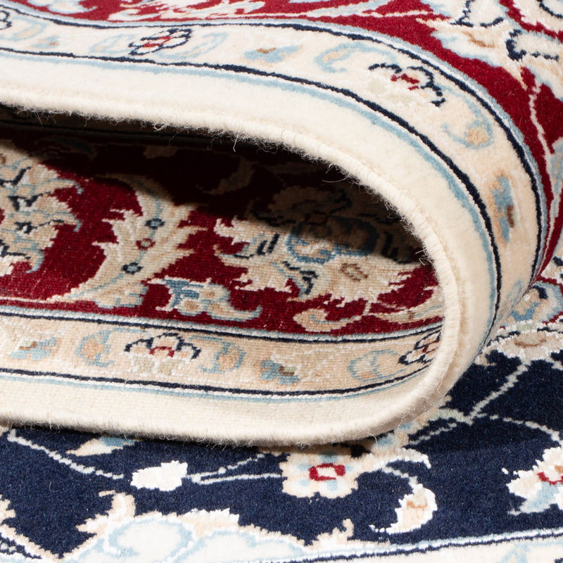 Alfombra Persa - Nain - Real - 165 x 120 cm - azul oscuro