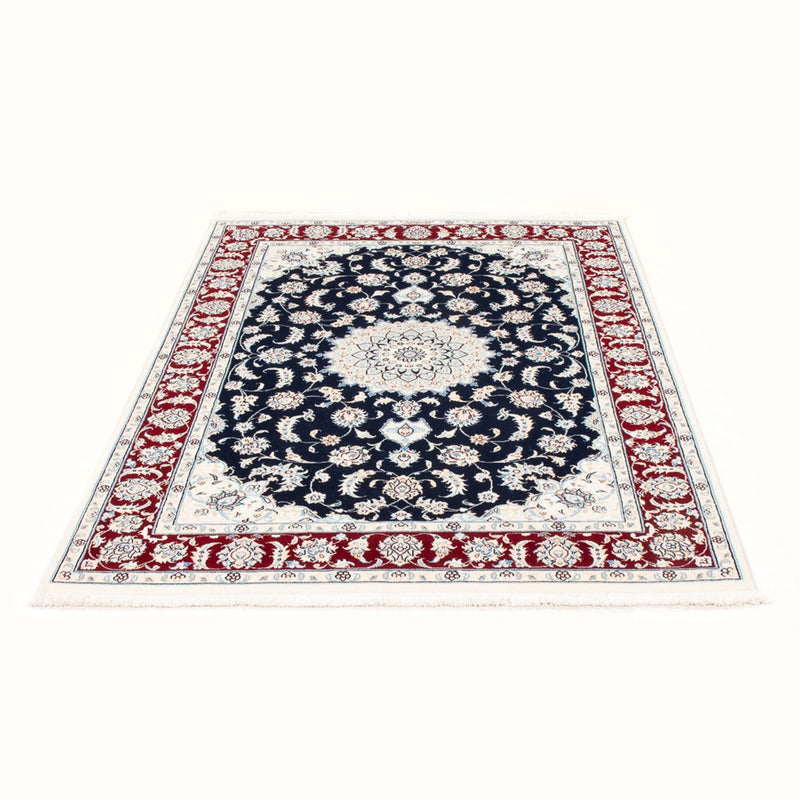 Alfombra Persa - Nain - Real - 165 x 120 cm - azul oscuro
