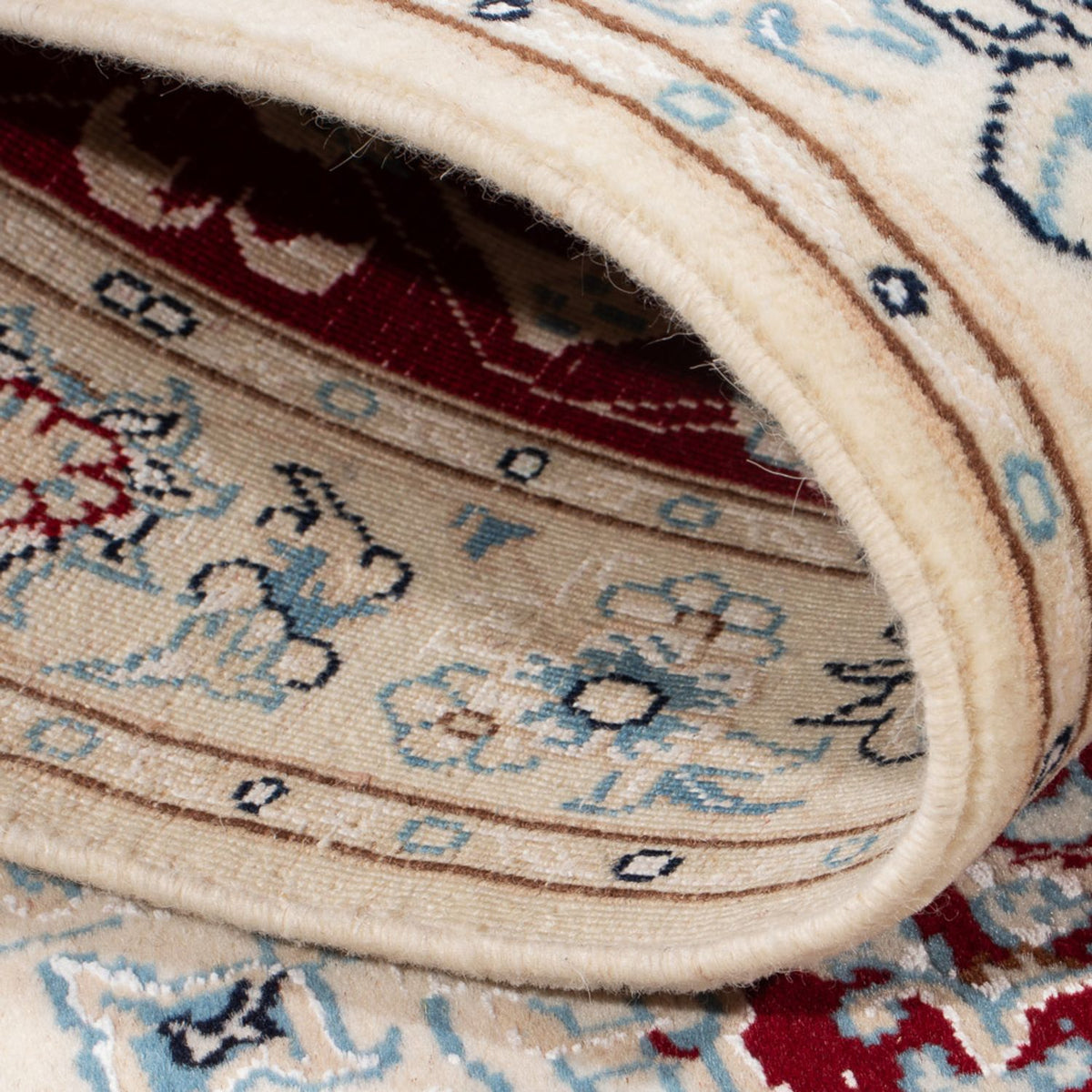 Alfombra Persa - Nain - Prima - 125 x 78 cm - rojo