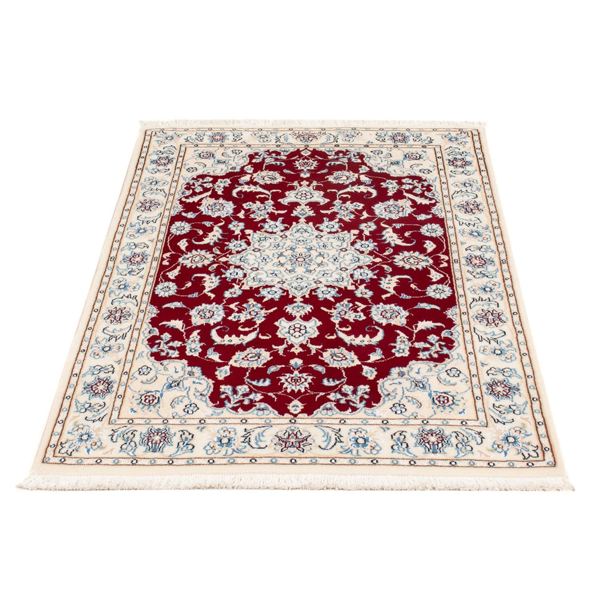 Alfombra Persa - Nain - Prima - 125 x 78 cm - rojo