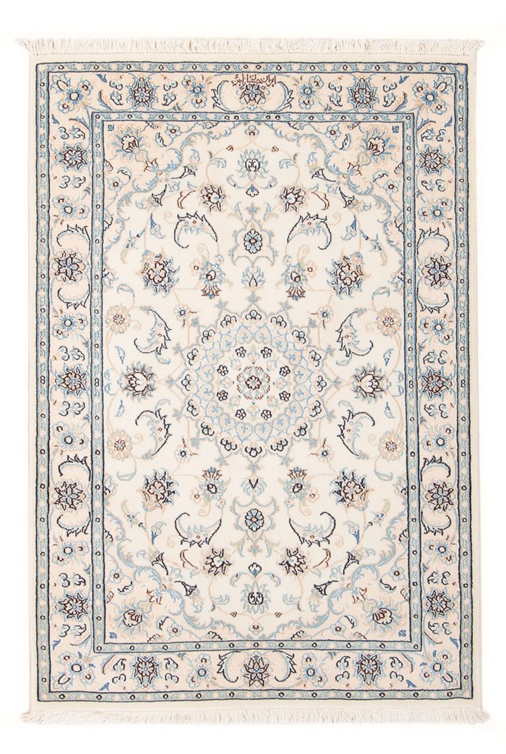 Alfombra Persa - Nain - Prima - 122 x 80 cm - crema