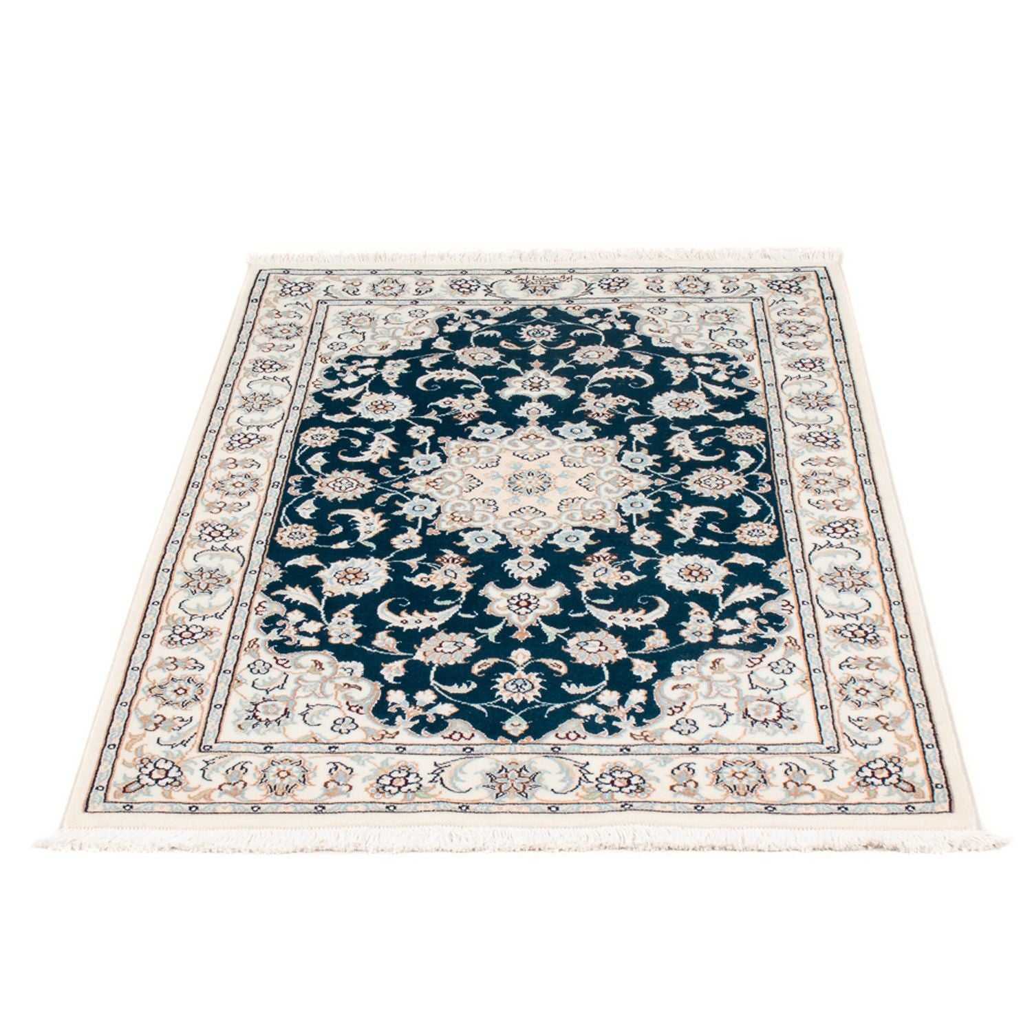 Alfombra Persa - Nain - Prima - 117 x 80 cm - verde oscuro