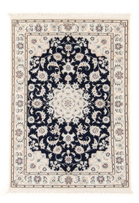 Alfombra Persa - Nain - Prima - 118 x 80 cm - azul oscuro