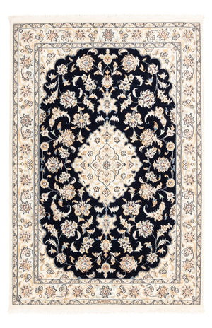 Alfombra Persa - Nain - Prima - 158 x 109 cm - azul oscuro