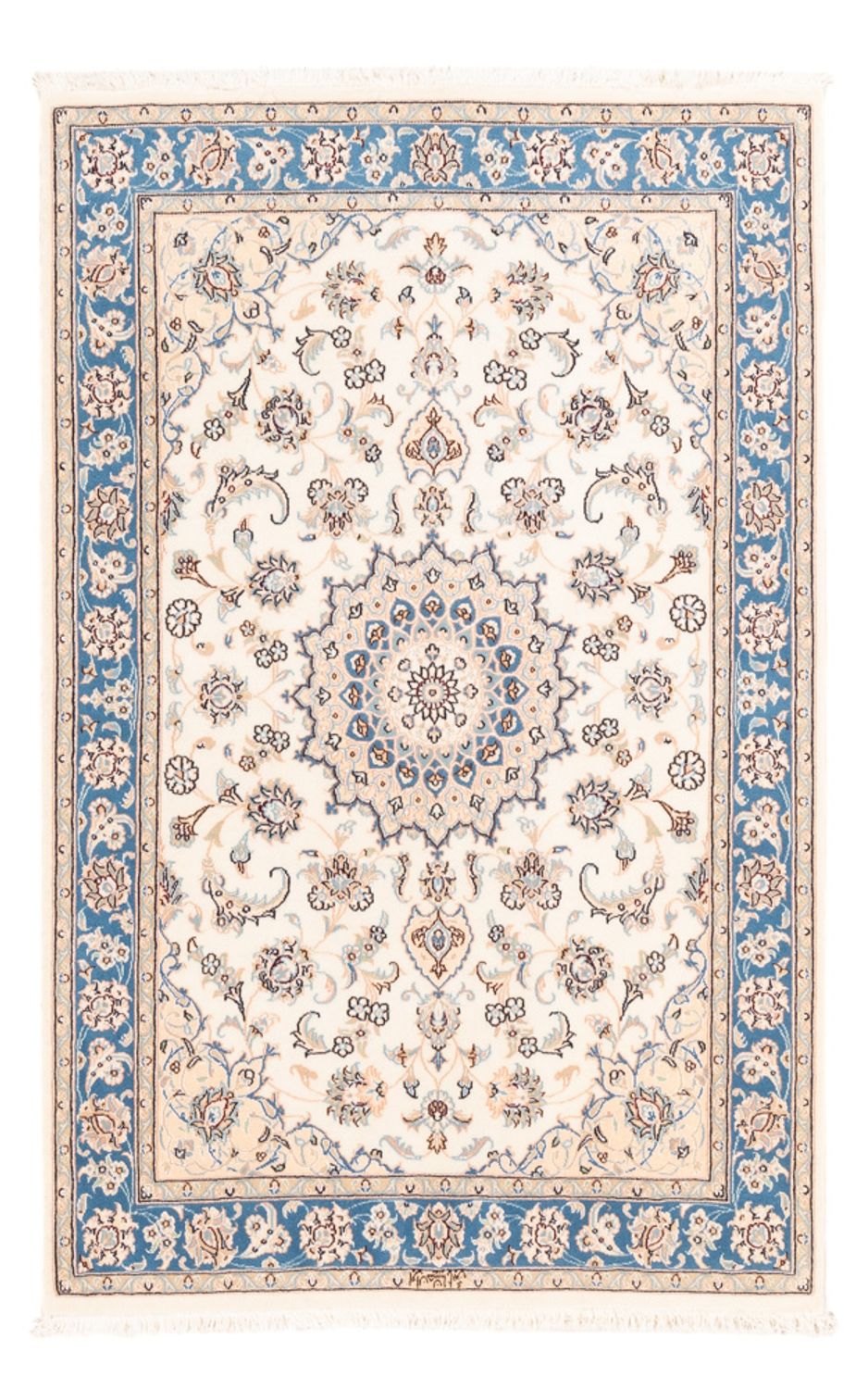 Alfombra Persa - Nain - Prima - 155 x 104 cm - crema