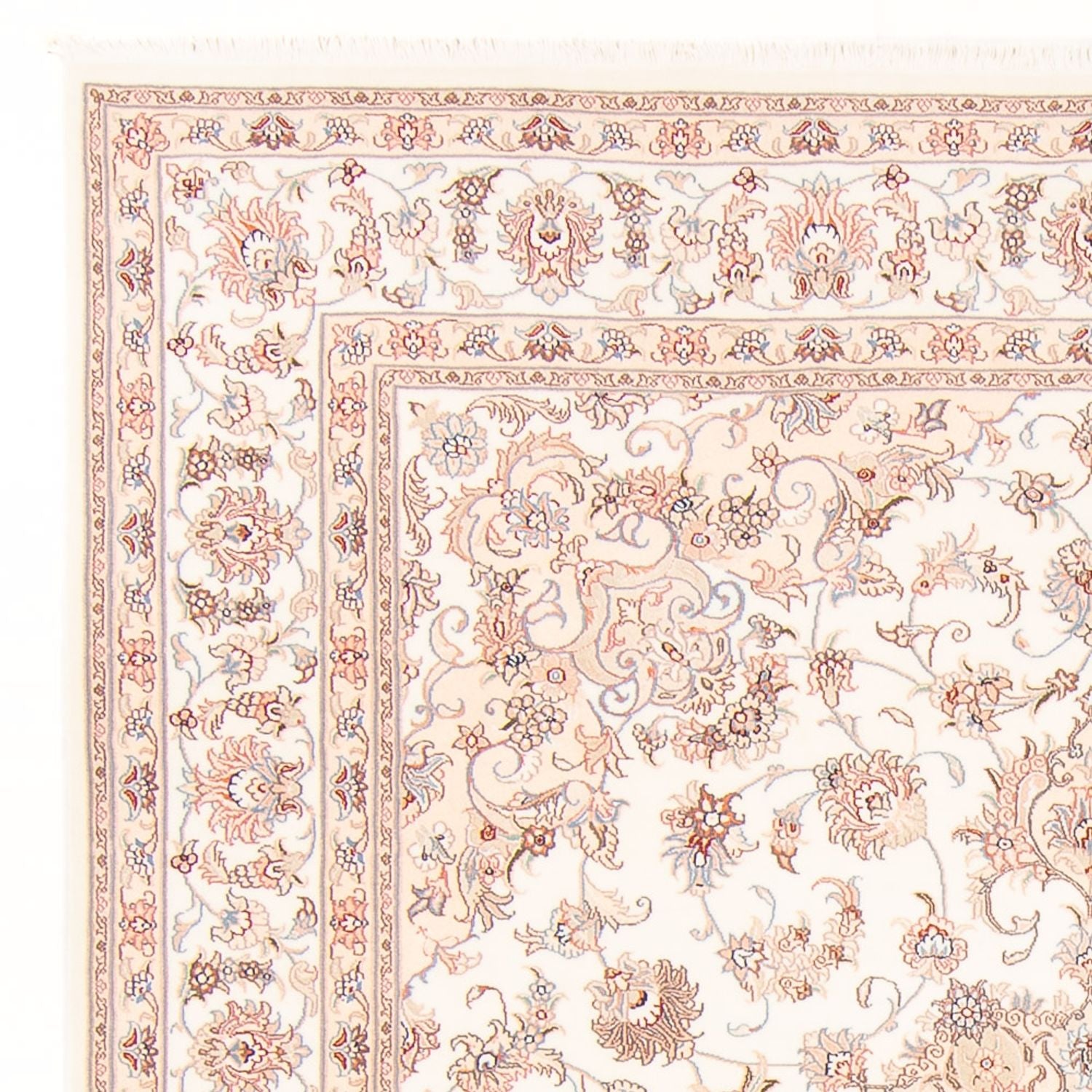 Alfombra Persa - Tabriz - Real - 247 x 200 cm - crema