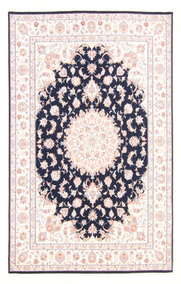 Alfombra Persa - Tabriz - Real - 245 x 167 cm - azul oscuro