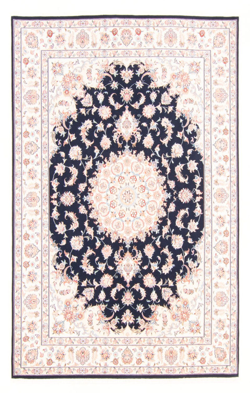 Alfombra Persa - Tabriz - Real - 245 x 167 cm - azul oscuro