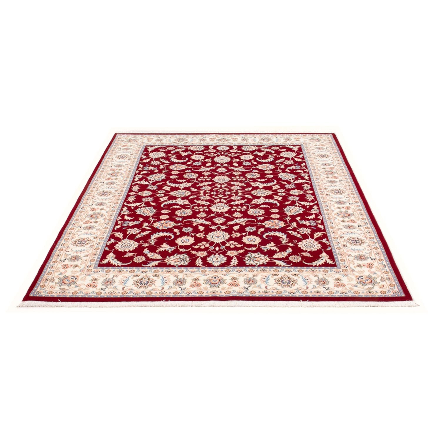 Alfombra Persa - Tabriz - Real - 202 x 148 cm - rojo